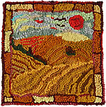 Orange Brown Landscape