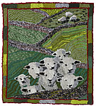 A Few Sheep with Drystone Walls